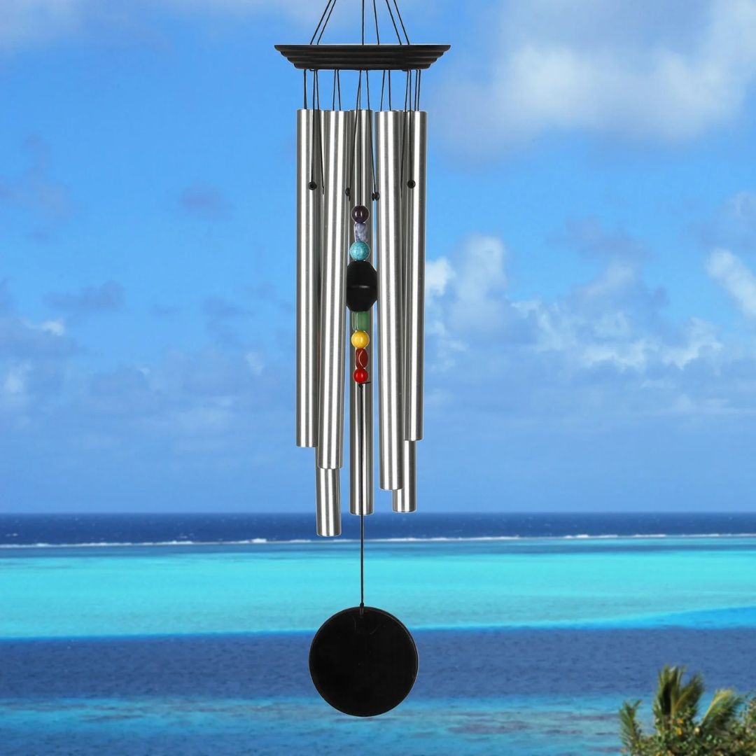 Chakra Chime Seven Stones – Woodstock Chimes – Large Black